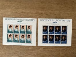 Liechtenstein - 1982 2x Kleinbogen  LIBA 82 mit ET Stemp