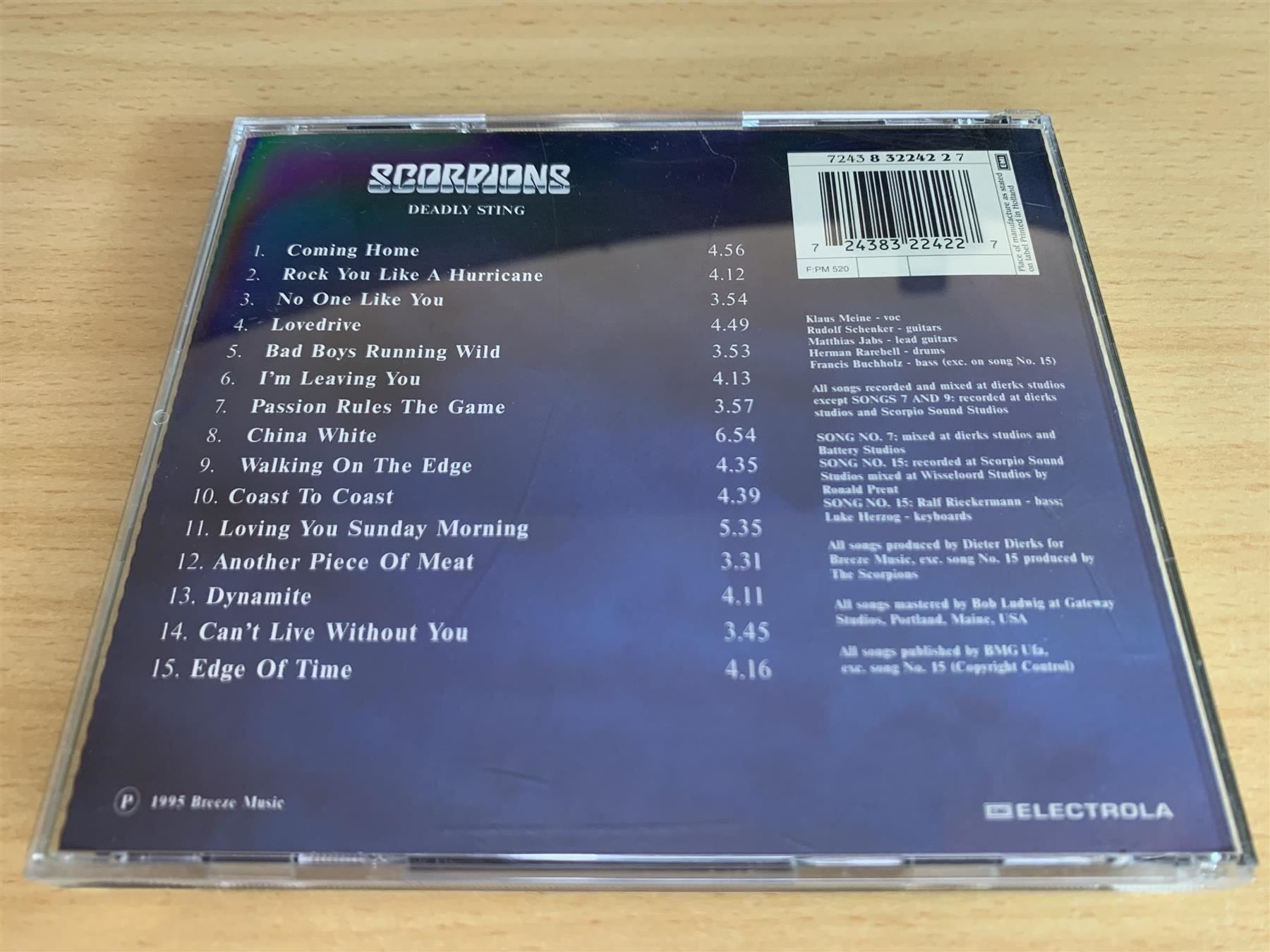 CD: Scorpions – Deadly Sting – Usato da Rikon im Tösstal venduto da Alpenmutz 1
