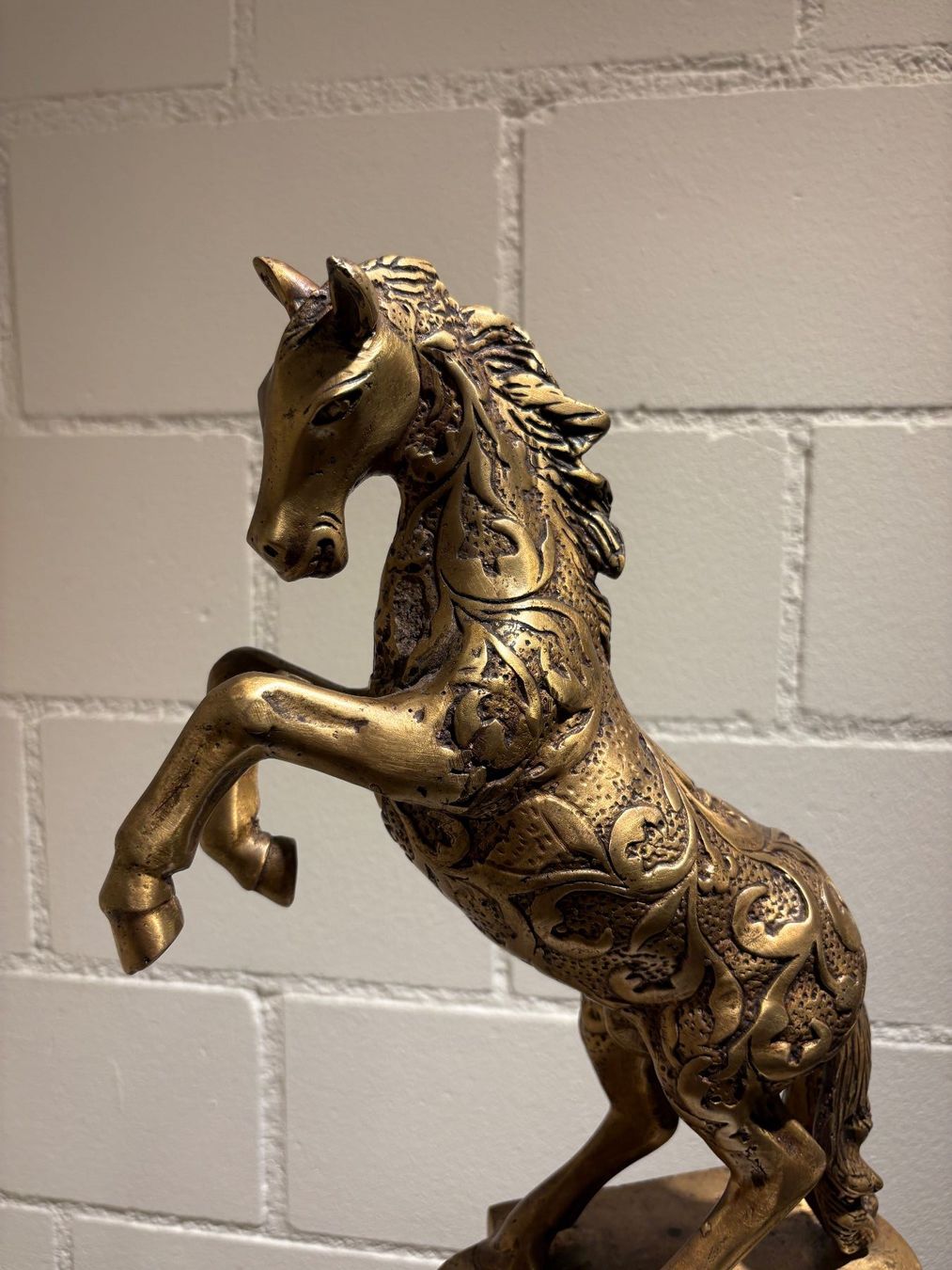 Skulpturen & Statuen: Pferd Messing 39 cm / Rarität Sammlerstück – Gebraucht aus Lenggenwil von Unique_ 8