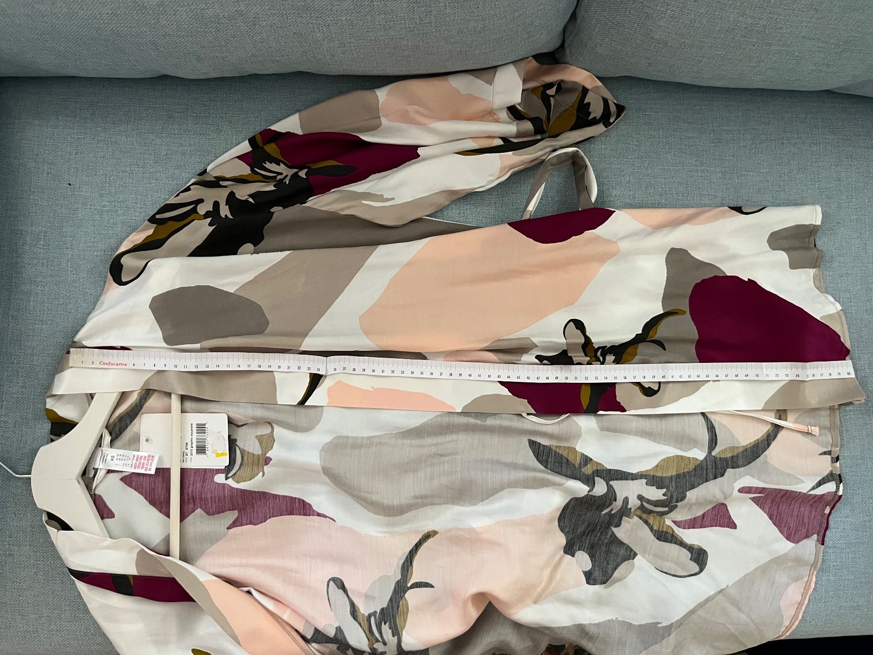 Internationale Kunst: HANRO Kimono, colourful pattern – Gebraucht aus Zürich von Nowstalgia 4