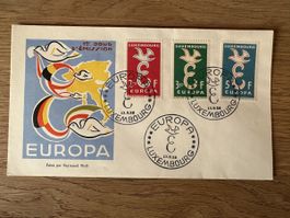 Luxemburg - 1958 FDC Europa