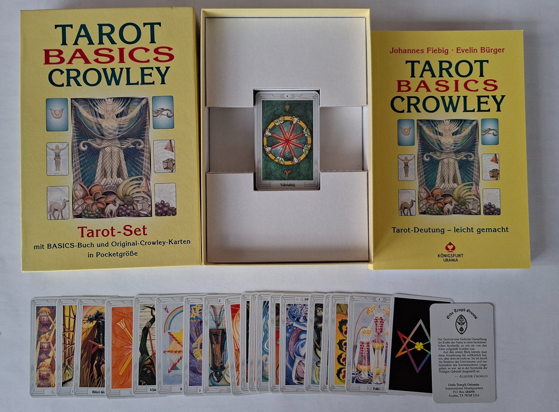 Libri: Komplettes Tarot Basics Crowley Set mit Buch und Karten – Usato da Opfikon venduto da Diversamente 5