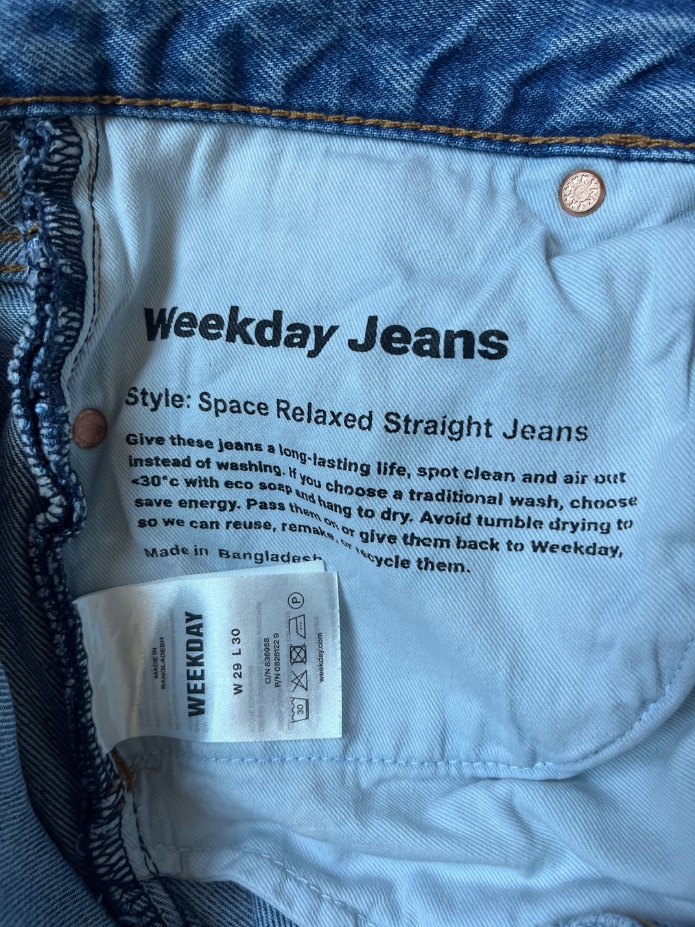 Weekday Jeans: Weekday jeans taille 29 x 30L – Gebraucht aus Genève von fyshbird 2