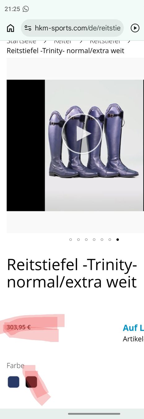 Scarpe da donna: Reitstiefel von HKM – Nuovo e nell'imballaggio originale da Wiler (Lötschen) venduto da mic_77ld 5