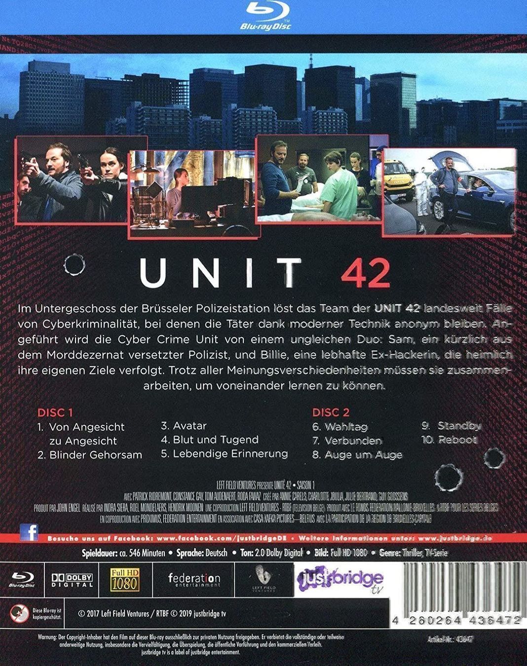 Tutti i DVDs: Unit 42 - Komplette Staffel 1 - Blu-ray – Nuovo (secondo la descrizione) da Volketswil venduto da cinephilia 1