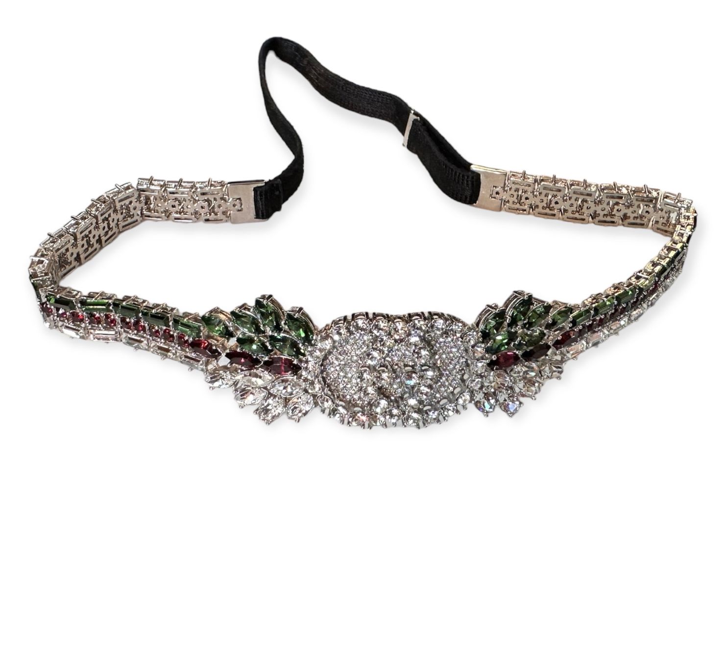 Gucci Autres bijoux: Gucci CRYSTAL GG INTERLOCK STIRNBAND Silber – Neuf avec emballage d'origine à Lachen SZ par HelvetiaLuxury 9