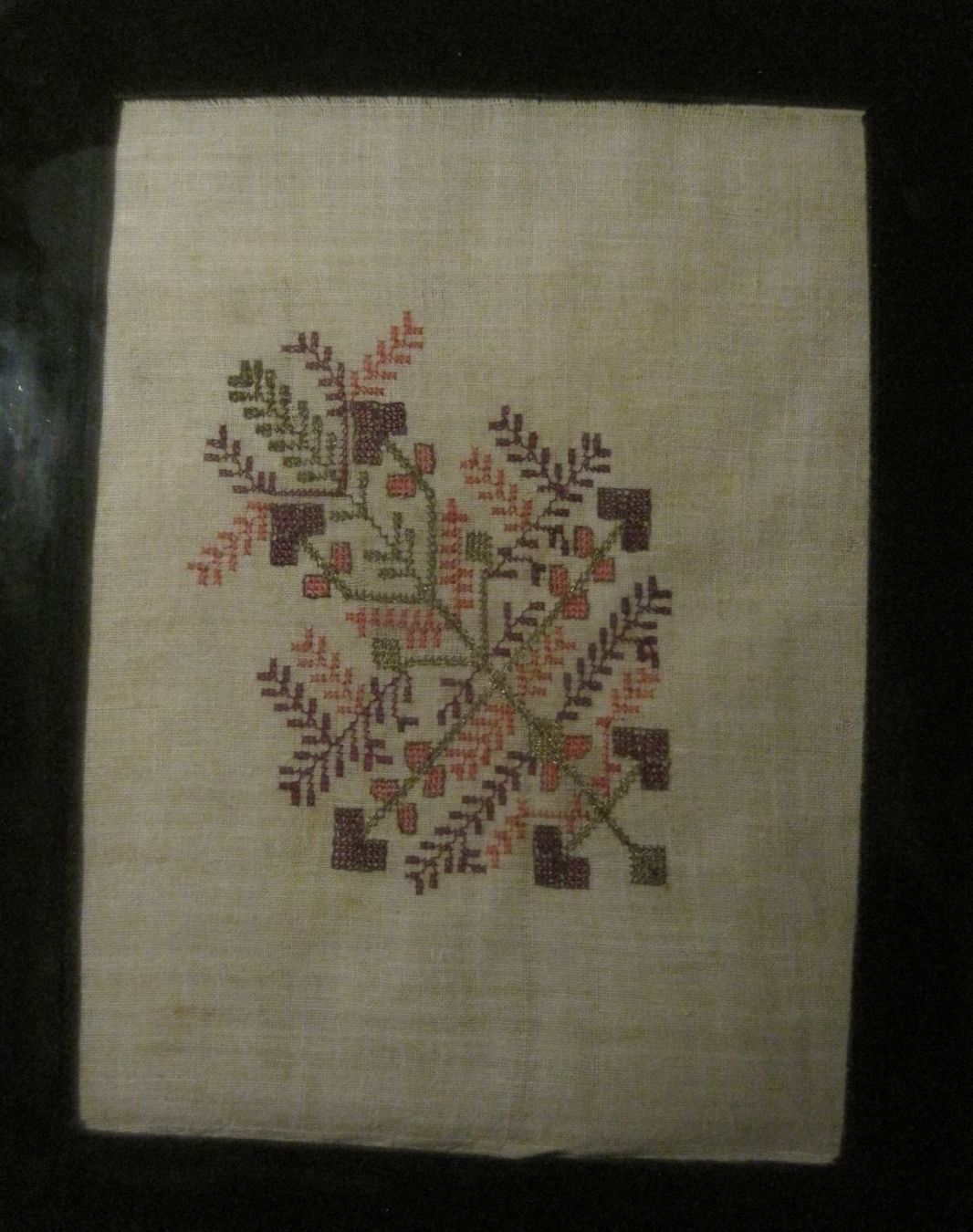 Leinwände & Keilrahmen: 2 tableaux broderies sous verre 1940-50 – Gebraucht aus Genève von DELIRBEADS 2