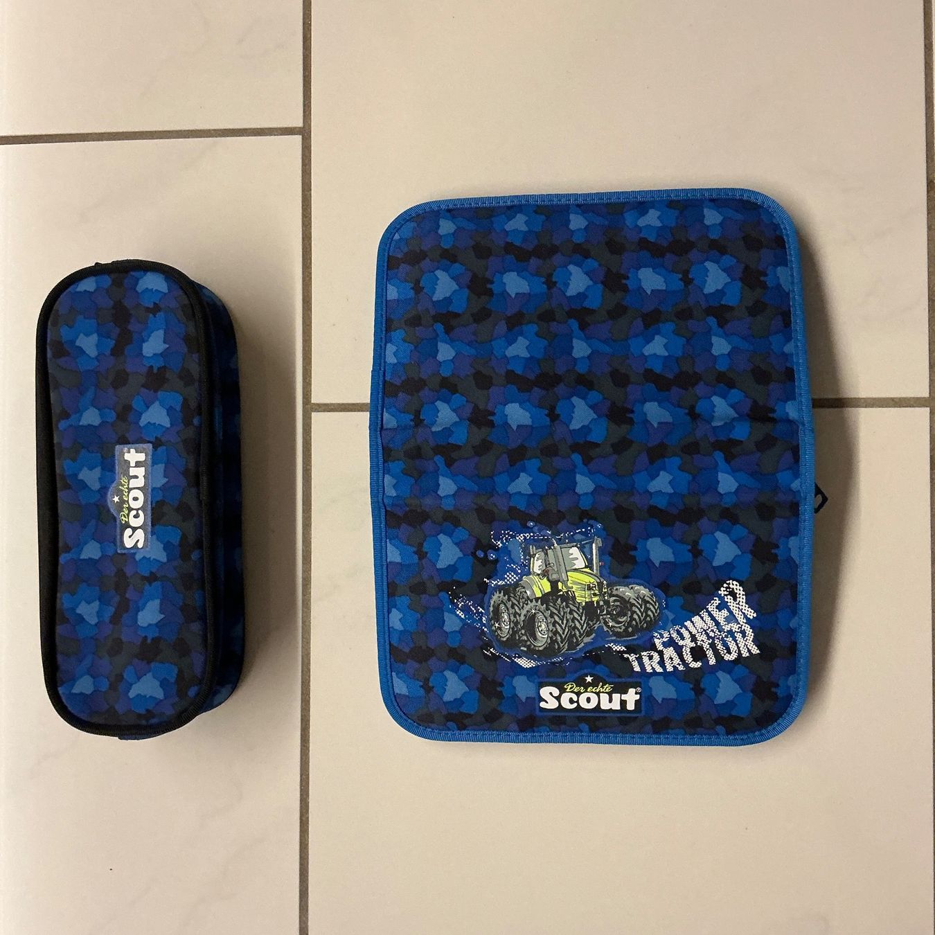 Astucci : Schul Etui Scout mit Traktor Motiv – Usato da Biel-Benken BL venduto da Sahra1 3