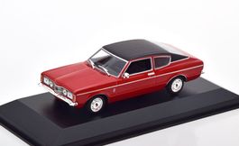Ford Taunus Coupé TC 1973-1974 rot / matt-schwarz    1:43