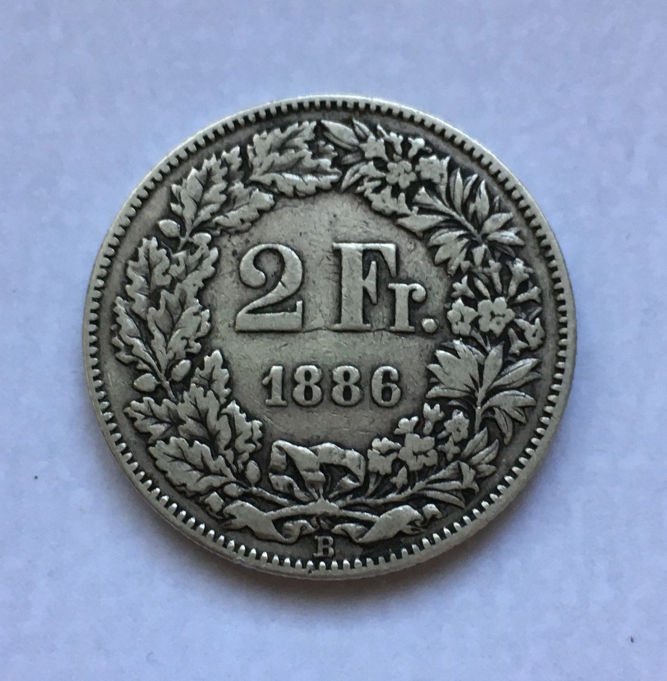 Tutti le monete: 1886 2 Franken Silber ss – Usato da Kirchberg SG venduto da Z-Collection