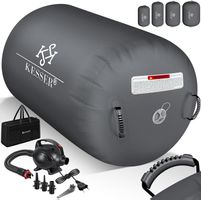 Aufblasbare Gym-Rolle 120x90cm grau