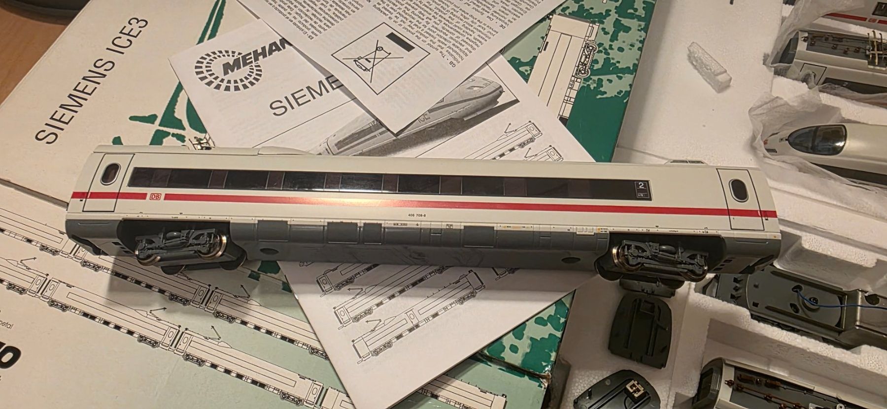 Mehano Trains électriques: Mehano ICE 3 HO/AC Ananlog ersazteile – D'occasion à Hochfelden par Danizh0 8