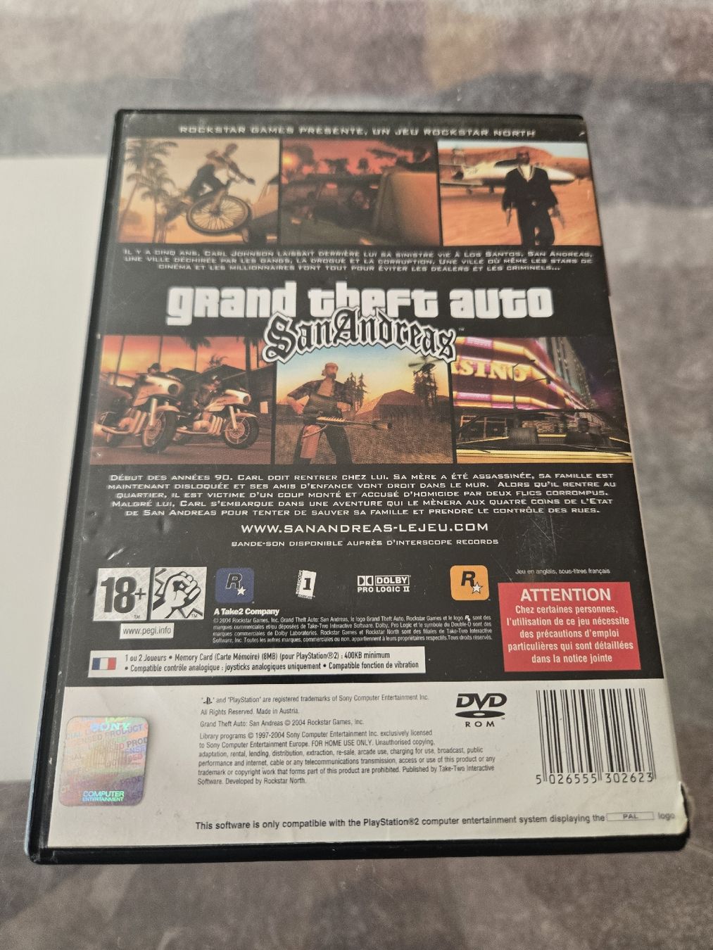 Giochi: GTA San Andreas PS2 – Usato da Bussigny venduto da Kfdlt 1