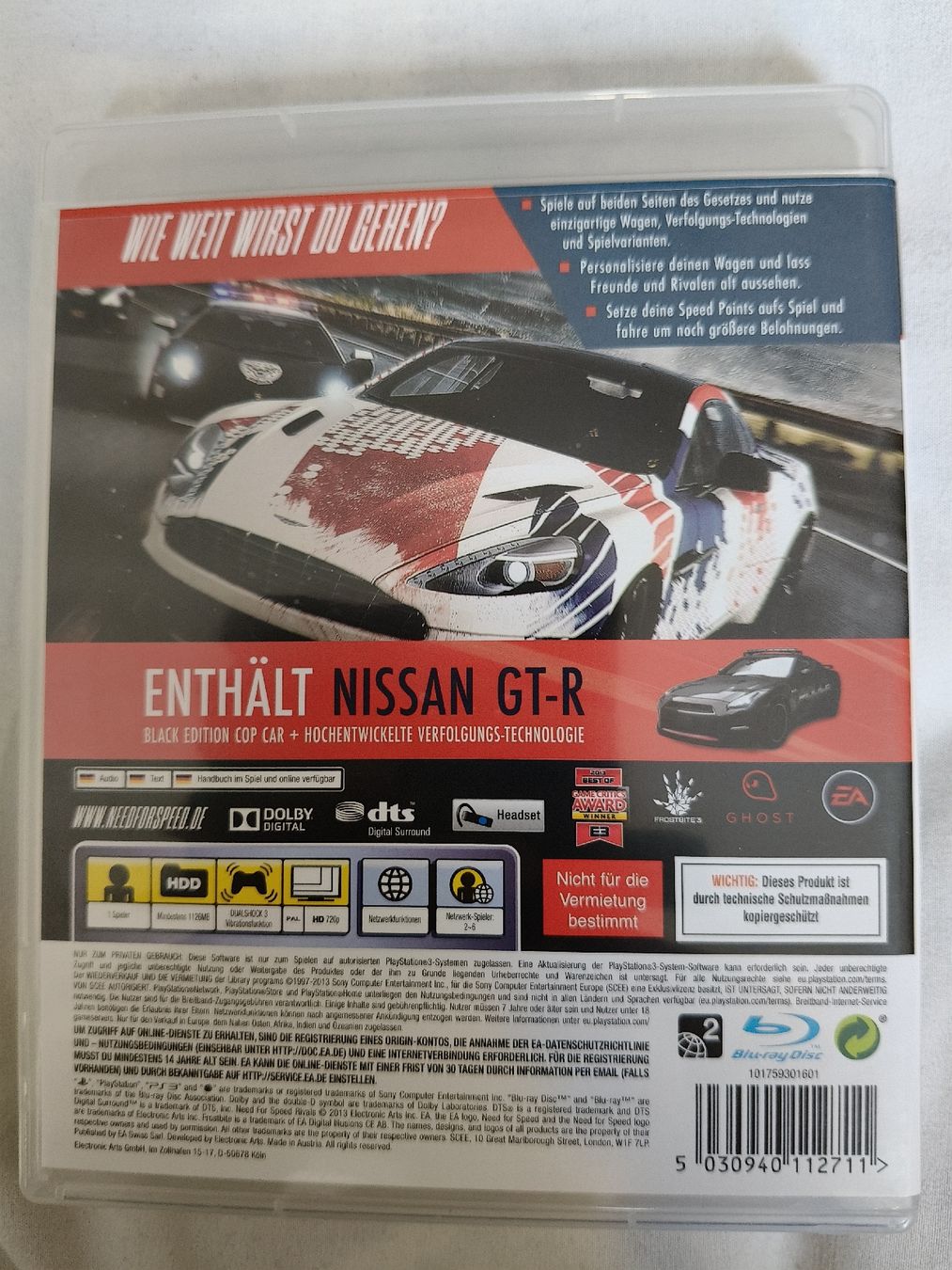 Sony Giochi: Need for Speed Rivals (PS3) – Usato da St. Gallen venduto da Ringa72 1