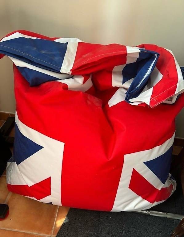 Sessel: Pouf JUMBO BAG UK Flag – Gebraucht aus Orbe von Fox_Mulder01 1