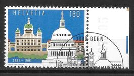Nr. 811 ET Halbmondstempel Bern 22.2.1991