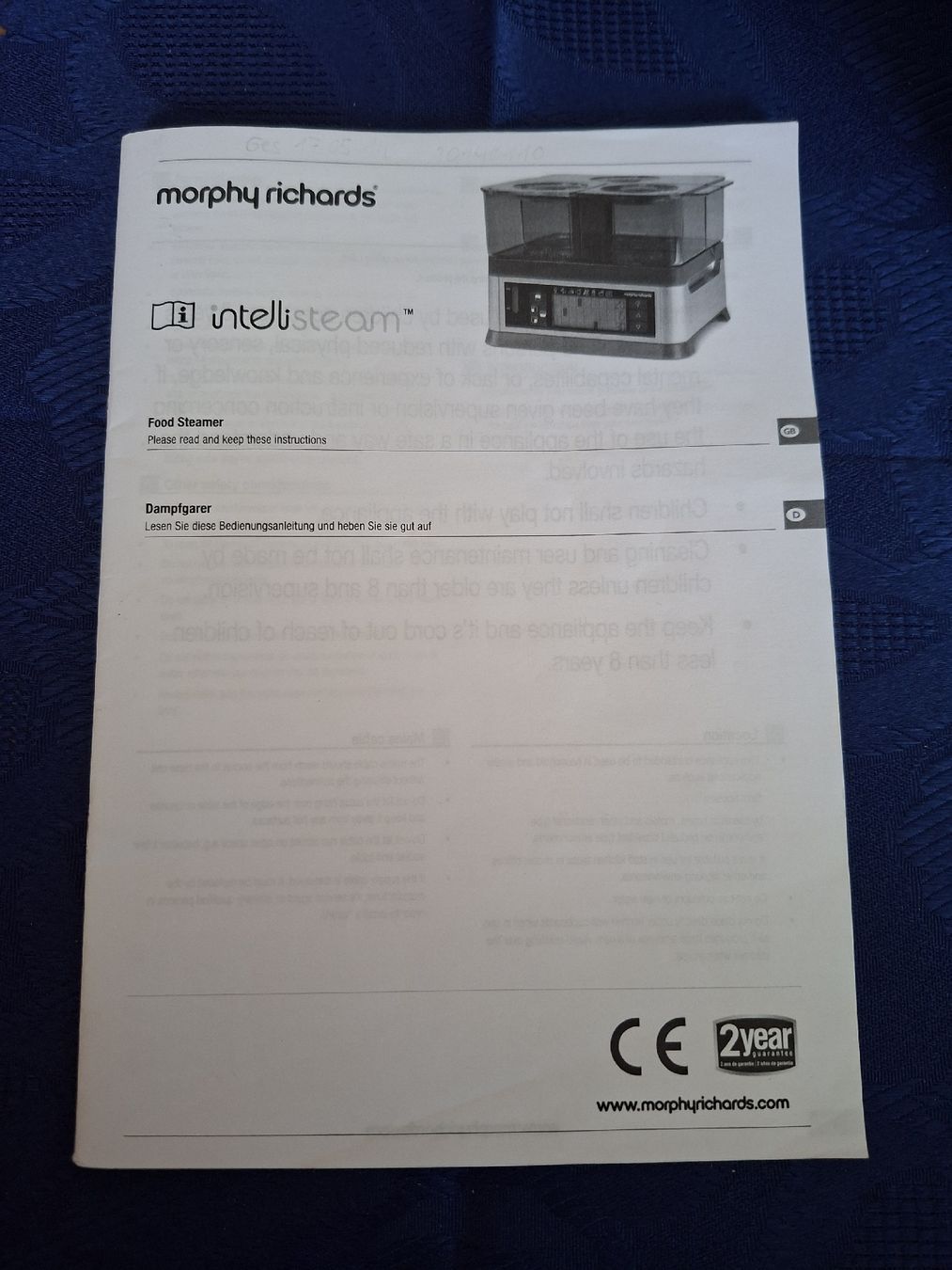 Elettrodomestici da cucina: Dampfgarer Morphy Richards, Top Zustand! – Nuovo (secondo la descrizione) da Marbach LU venduto da antanarivo 8