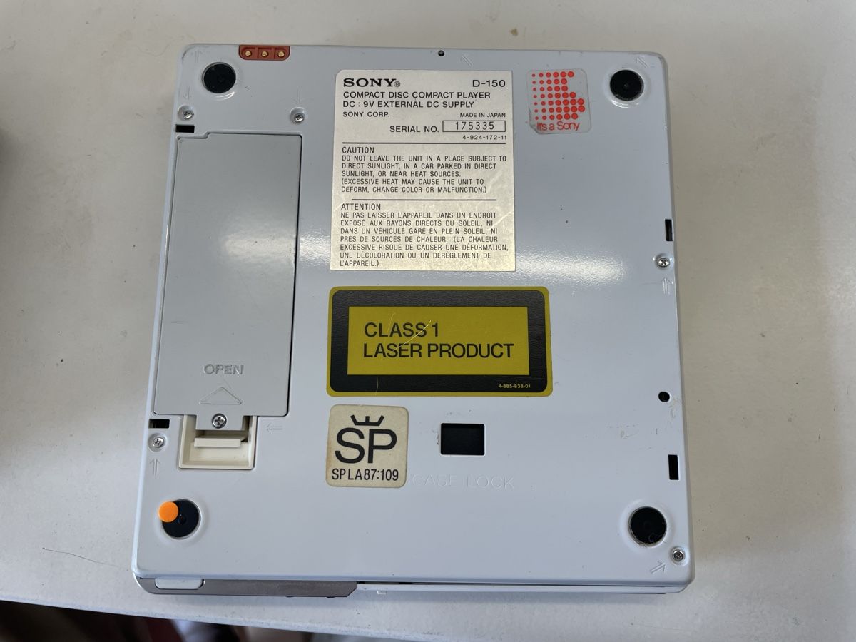 Sony Lecteur media portable: Sony Discman D-150 – Défectueux à Zürich par haeschesnonid 2