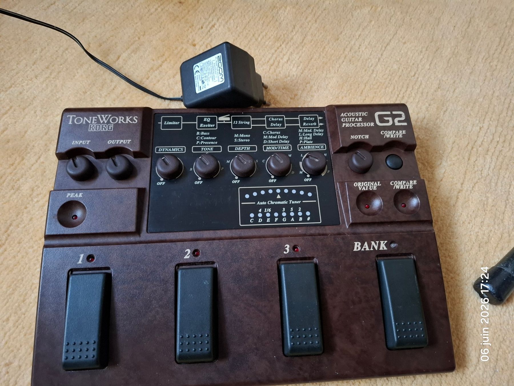 Strumenti musicali: Korg ToneWorks G2 Acoustic Guitar Processor – Usato da Yverdon-les-Bains venduto da Dan00 3