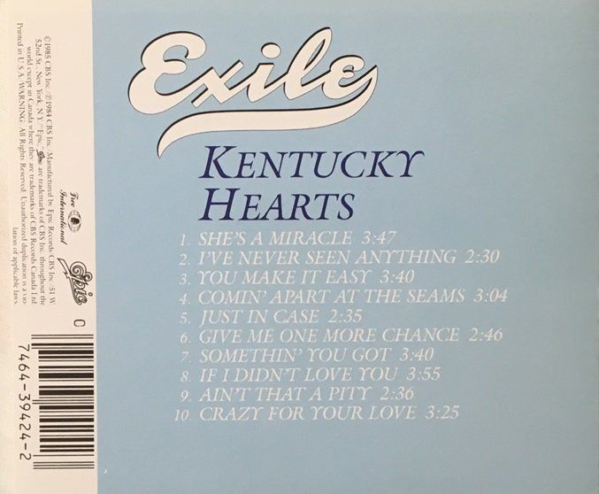 CD: Exile - Kentucky Hearts – Usato da Grüningen venduto da azulverde 1