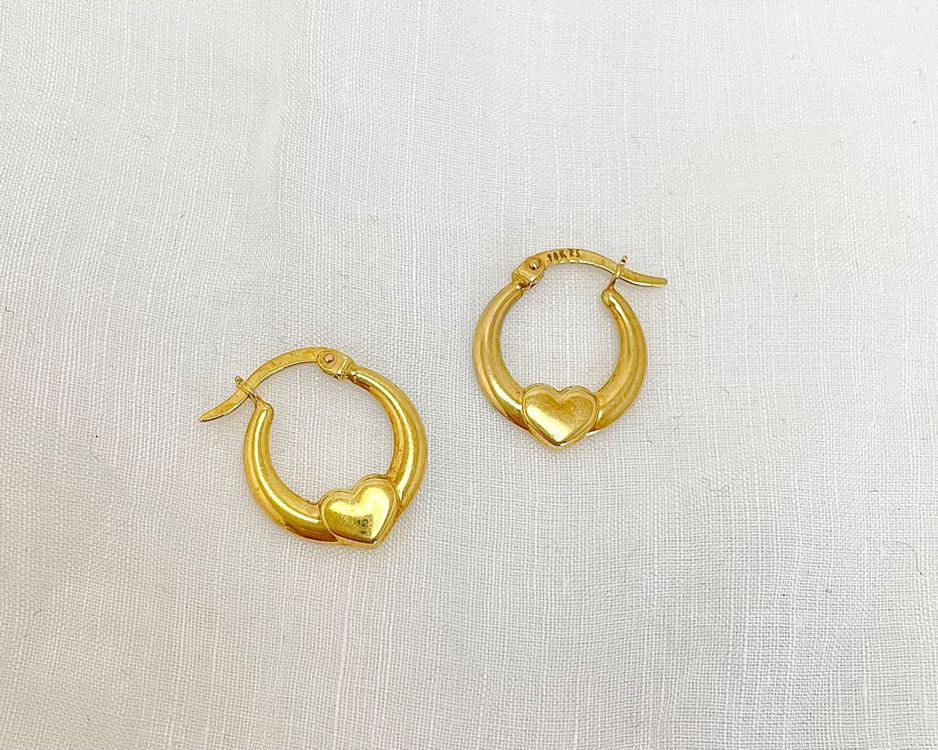 750 Goldcreolen Mit Bark Struktur 12 - 32 Mm - Goldschmiede