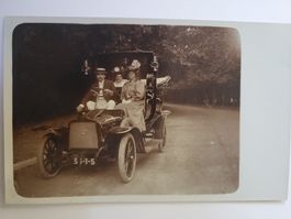 Antike Foto karte, Auto Fahrzeug Rarität! Top! R99