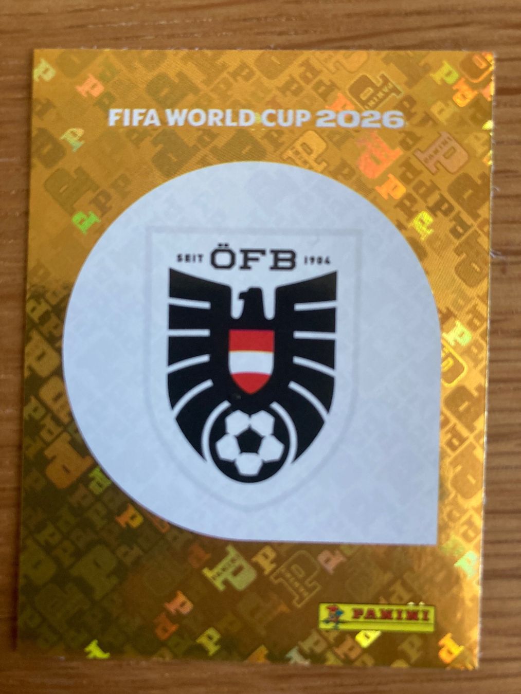 Panini Sammelbilder & Trading cards: WM Sticker AUT 1 – Neu (gemäss Beschreibung) aus Winterthur von Whitefish