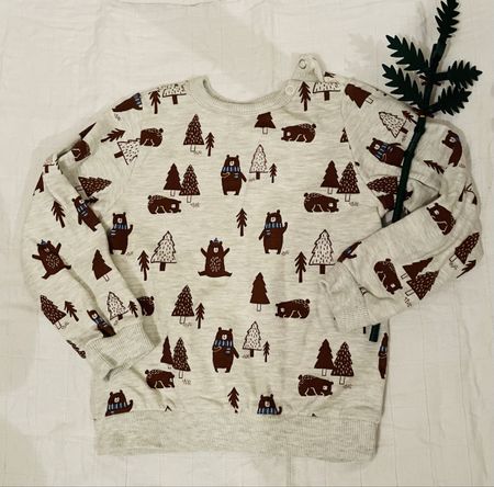 Cosy Bear Jumper, with snaps