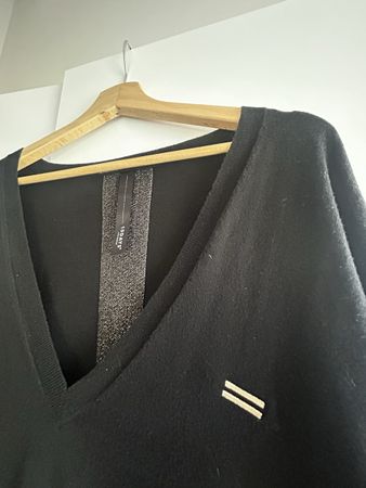 10 Days Amsterdam V- Pullover, Schwarz, Grösse M