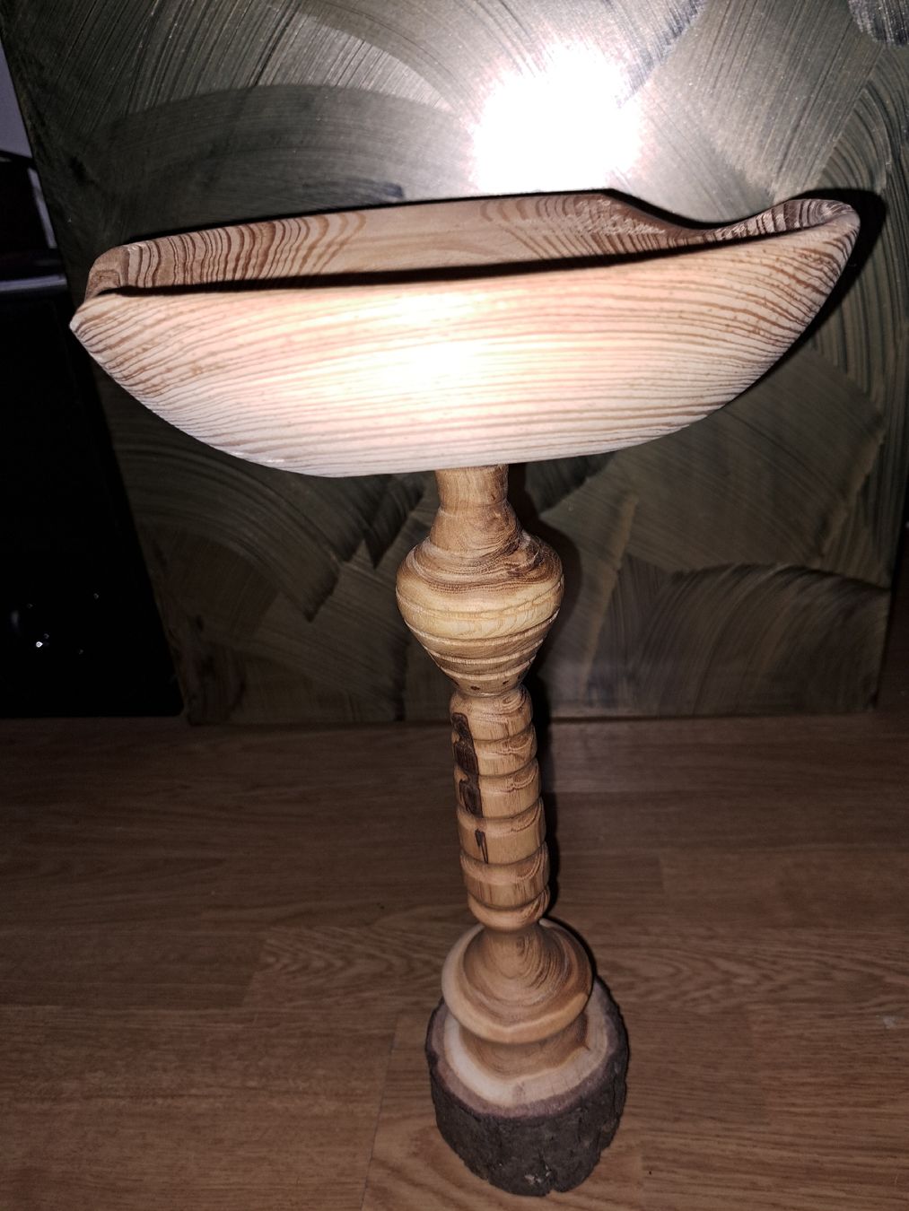 Articoli in legno: Beistelltisch Schale Unikat – Nuovo (secondo la descrizione) da Luzern venduto da good-time 3