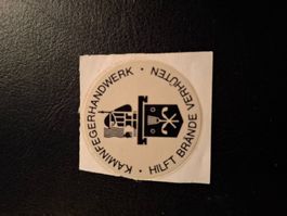 Vintage Rar Sticker Aufkleber Kaminfegerhandwerk Wie Neu!