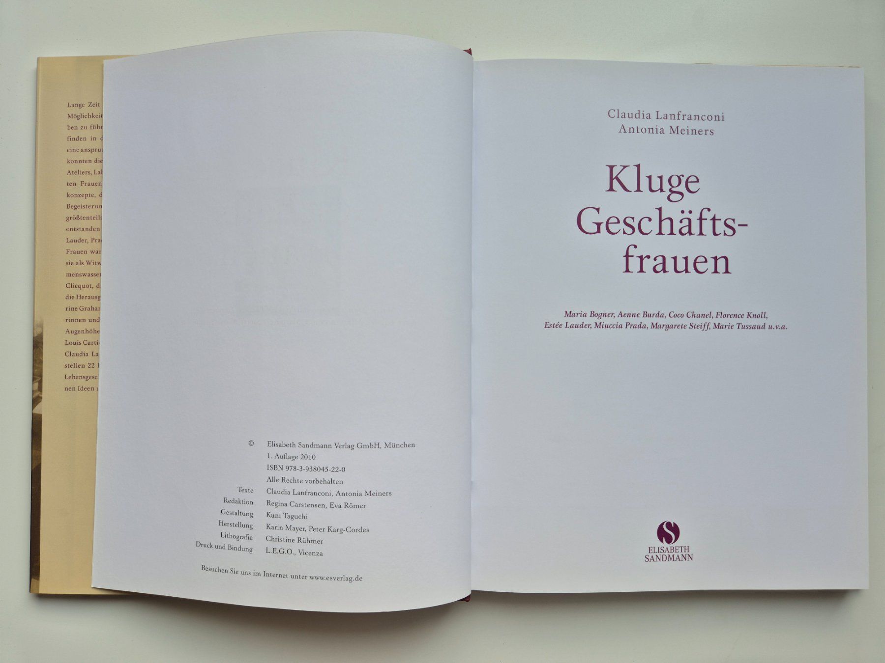 Libri: Kluge Geschäftsfrauen     Lanfranconi / Meiners – Usato da Niederweningen venduto da Obson 2