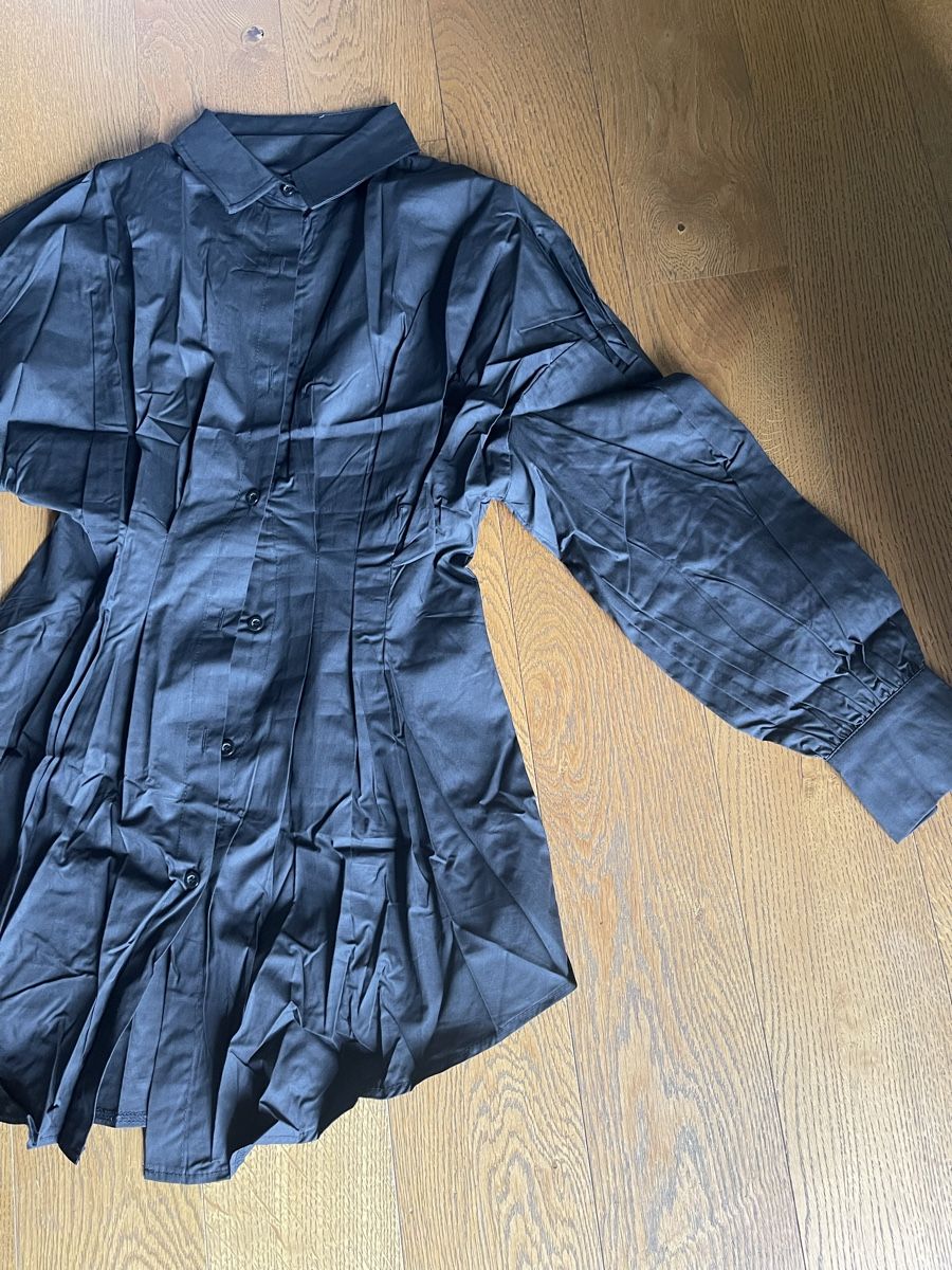 Vestiti: Tailliertes Hemdblusenkleid Neu Gr M Schwarz – Nuovo (secondo la descrizione) da Bassersdorf venduto da Sandy456 3