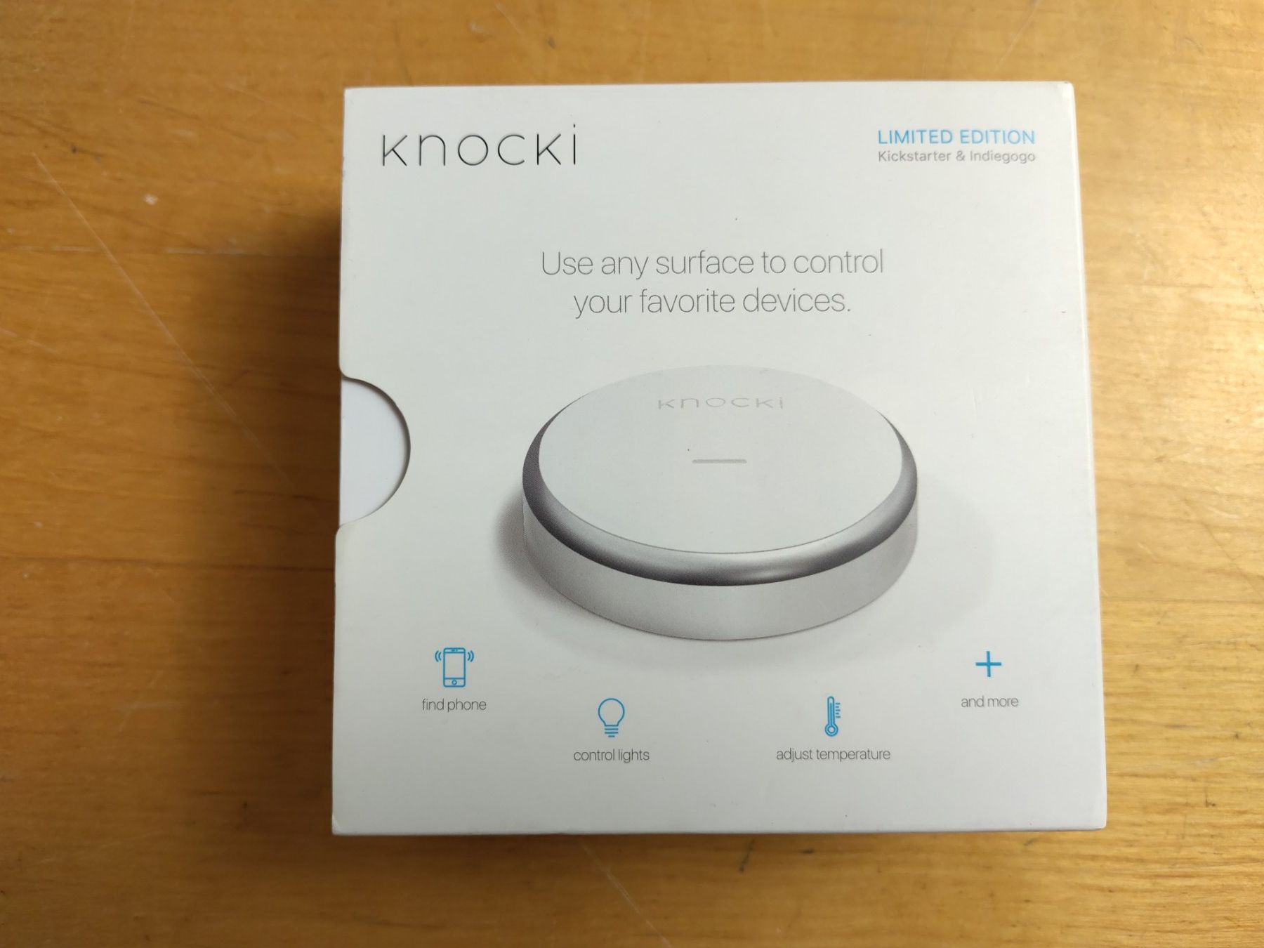 Telecomandi: Knocki Klopfzeichensensor für Smarthome – Usato da Embrach venduto da Miman