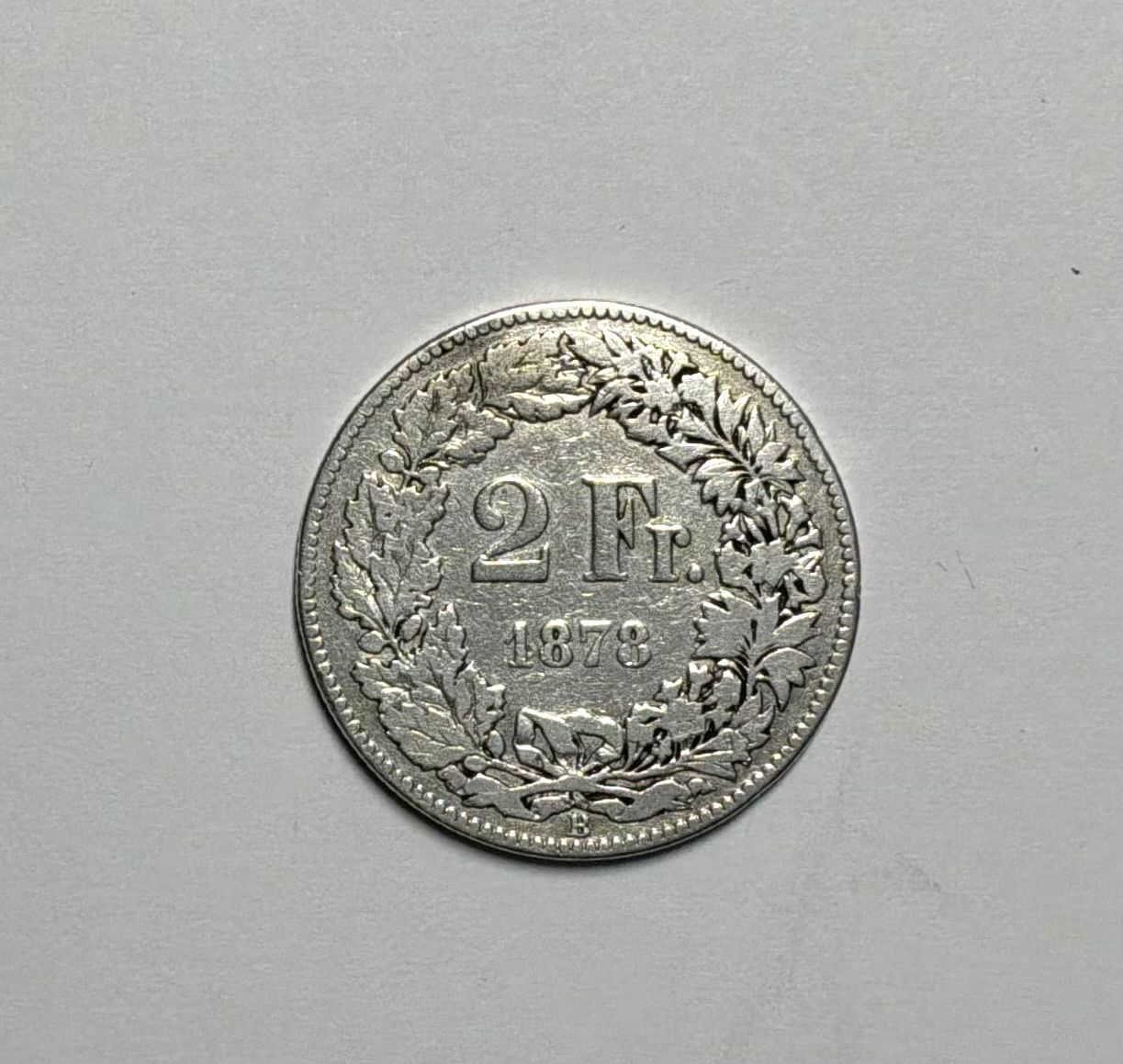 Tutti le monete: 2 Franken Münze Schweiz 1878 – Usato da Pfäffikon ZH venduto da cwal01