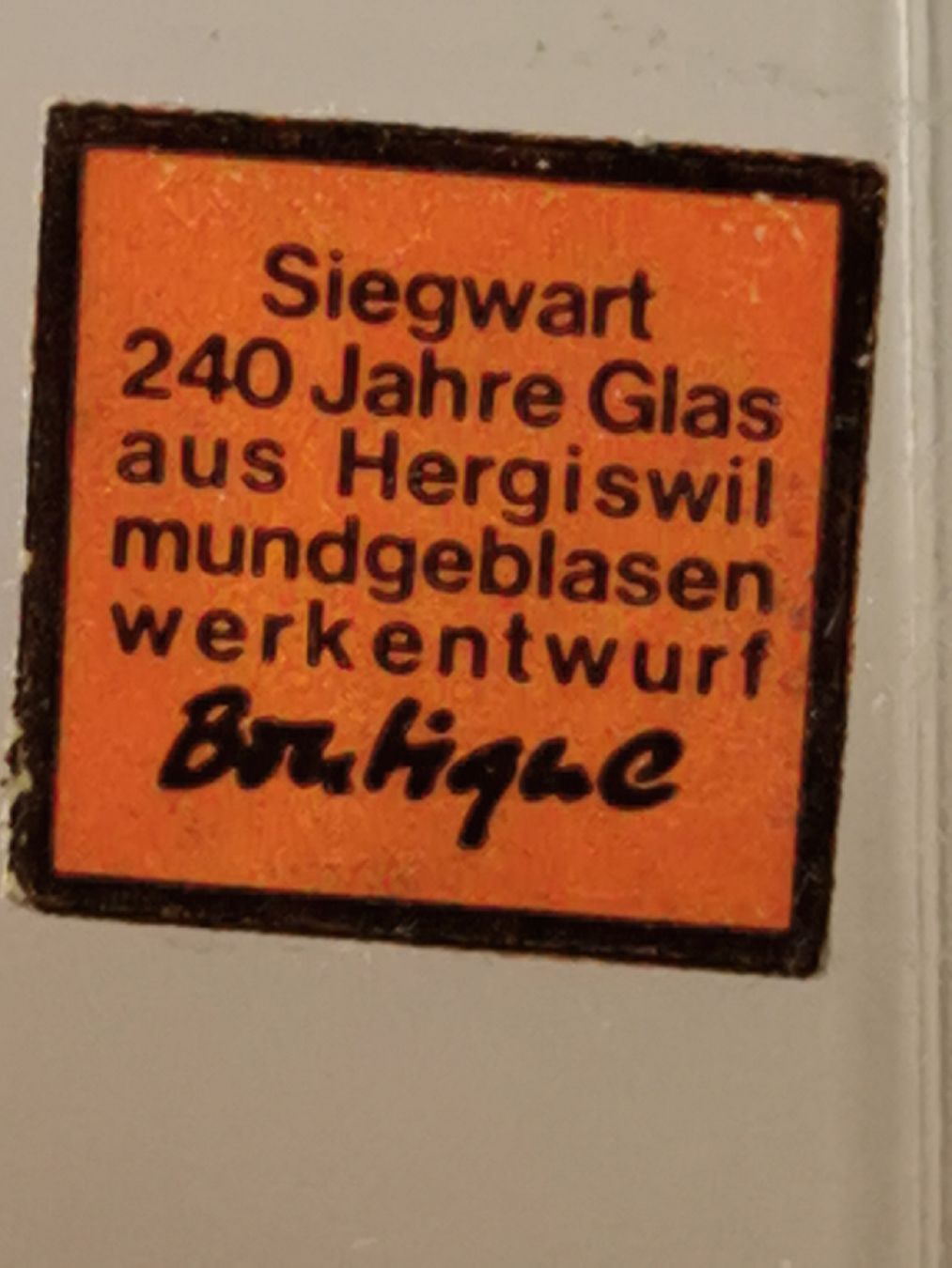 Glasi Hergiswil Vasi & Recipienti: Glas Hergiswil Blumen Vase – Usato da Schlieren venduto da vlalif 3