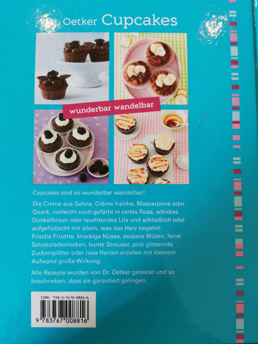 Libri: Dr. Oetker; Cup Cakes – Usato da Boniswil venduto da Totomat-Lady2 1