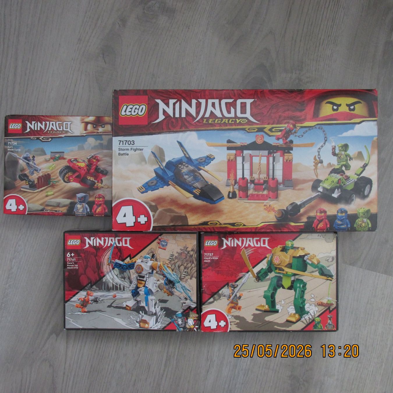 Lego Kit di costruzioni: Ninjago Lego Set, 4 Sets zusammen gem. Bilder – Nuovo (secondo la descrizione) da Galgenen venduto da Forflowers