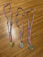3x Medallien z.B für Kindergeburtstag/Kinderfest