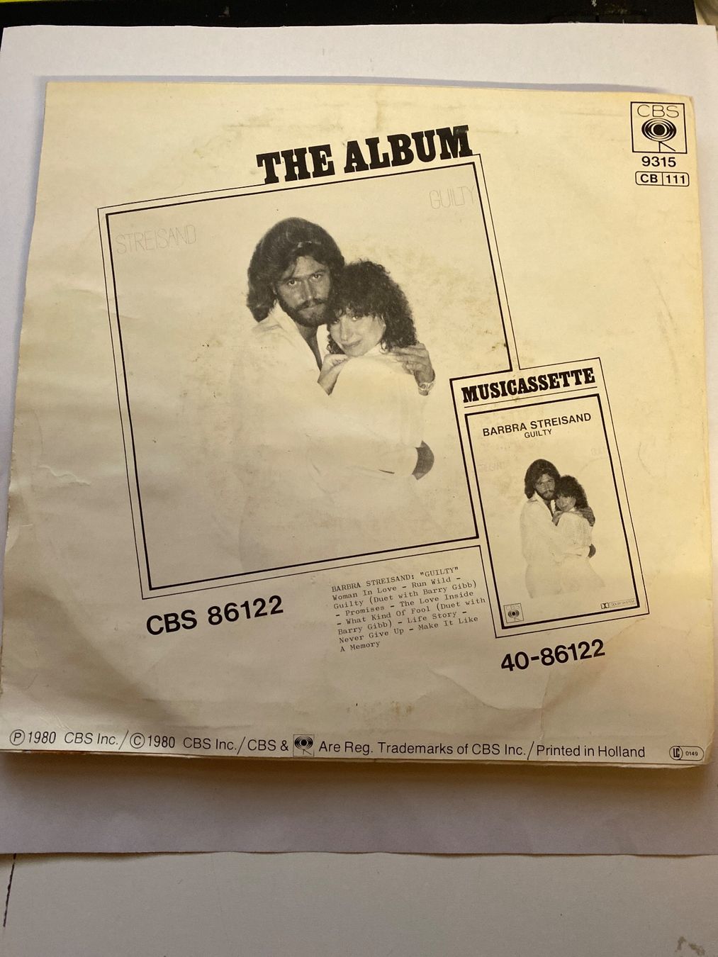 Dischi in vinile: 45 tours - Barbra Streisand Guilty – Usato da Le Brassus venduto da cinema13 1