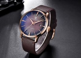 Montre Pagani Design Automatique, cuir brun