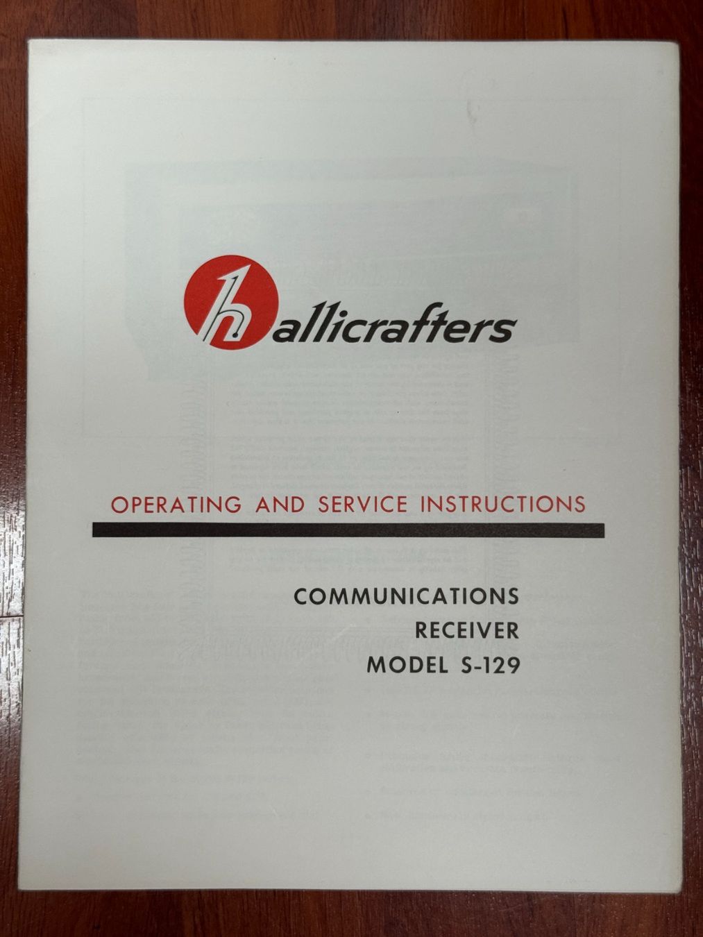 Radiocomunicazione: Hallicrafters S-129 – Usato da Ins venduto da funkflieger