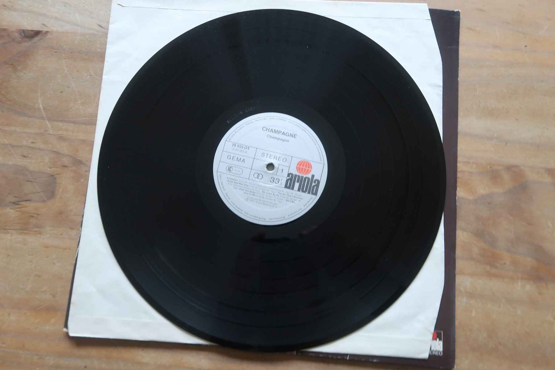 Schallplatten: CHAMPAGNE - ST - mit Rock 'n Roll StarVINYL LP – Gebraucht aus Basel von Patiscat 4