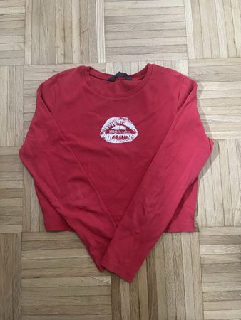 Rotes Langarmshirt von Primark