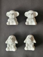 Salz und Pfeffer Streuer, Porzellan Hund & Kuh