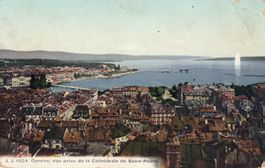 Genève,vue prise de la Cathédrale de Saint-Pierre