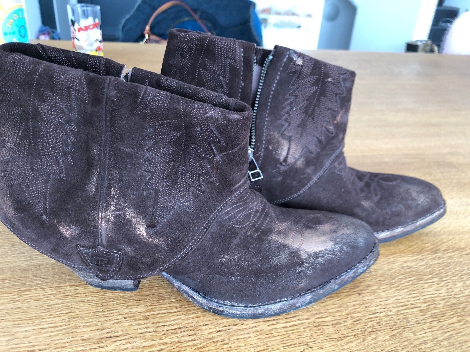 Damenschuhe: Cowboystiefel, Stiefeletten HTC gr39 – Neu (gemäss Beschreibung) aus magden von maikik 4