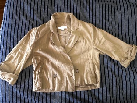 ZARA Leinenjacke / kurzer Blazer
