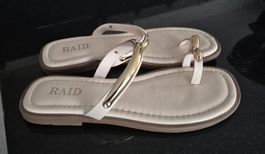 sandales bijoux blanche 37 /38