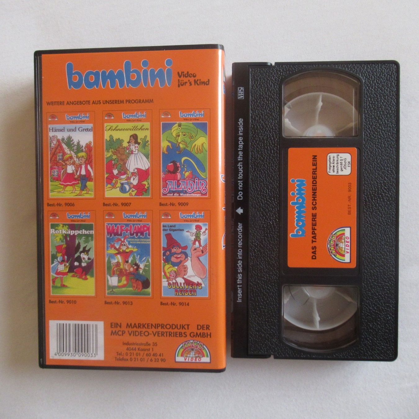 Toutes les VHS: Das tapfere Schneiderlein - VHS Kassette – D'occasion à Moosseedorf par haro01 2